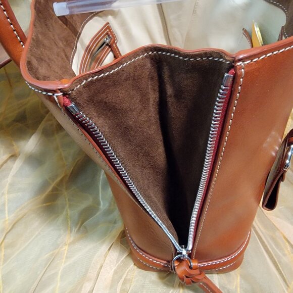 Dooney & Bourke Tan Satchel - Picture 6 of 14